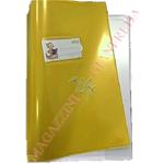 COPERTINA PESANTE PER QUADERNO CM 21 X 30 GIALLO LUCIDO